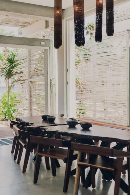 Tulum Beachfront Villa I'Ik By Casa Xuul 툴룸 외부 사진
