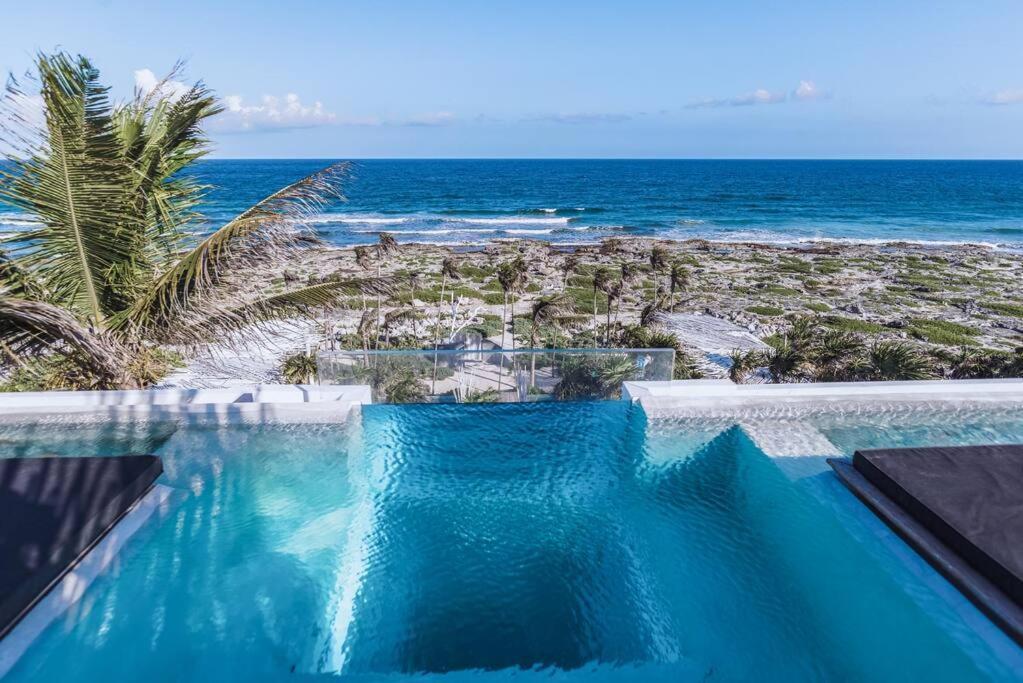 Tulum Beachfront Villa I'Ik By Casa Xuul 툴룸 외부 사진